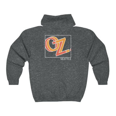 OZ. Unisex Heavy Blend™ Full Zip Hooded Sweatshirt